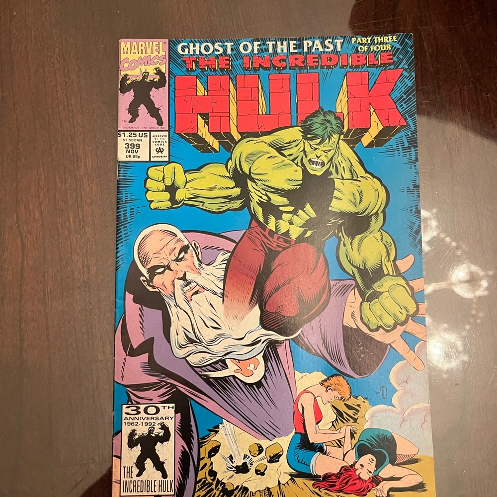 Marvel Comics The Incredible Hulk #389 (1992) Ghost of the Past